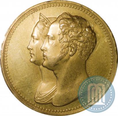 Picture 10 roubles 1836 year СПБ "For 10-year of the coronation"