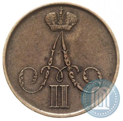 Picture 1 kopeck 1856 year ВМ 