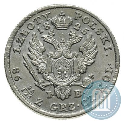 Picture 1 złoty 1825 year IB 