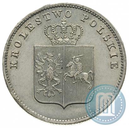 Picture 2 złote 1831 year KG "Polish uprising"