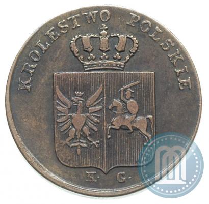 Picture 3 grosze 1831 year KG "Polish uprising"