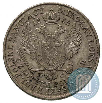 Picture 5 złotych 1832 year KG 