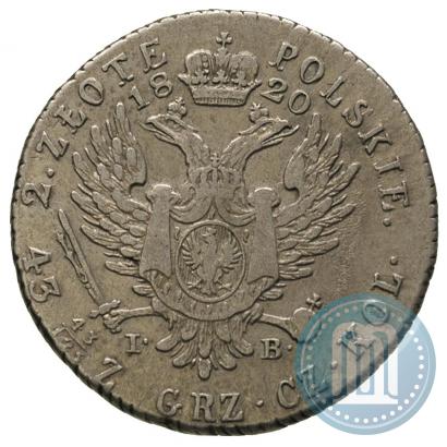 Picture 2 złote 1820 year IB 
