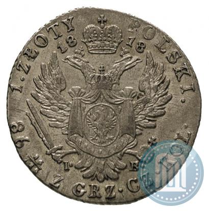 Picture 1 złoty 1818 year IB 