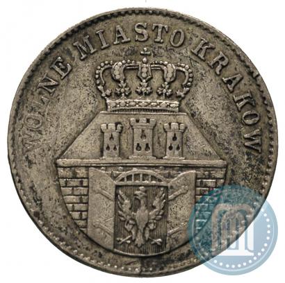 Picture 1 złoty 1835 year  "Free city of Kraków"