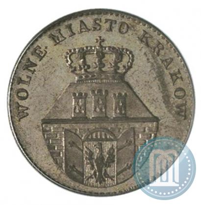 Фото 5 грошей 1835 года  "Свободный город Краков"