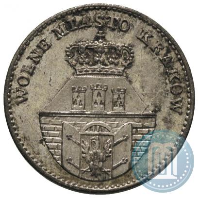 Фото 5 грошей 1835 года  "Свободный город Краков"