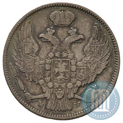 Picture 30 kopecks - 2 złotych 1837 year MW 