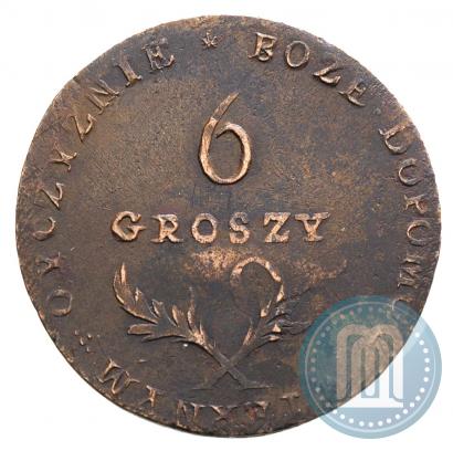 Picture 6 groszy 1813 year  