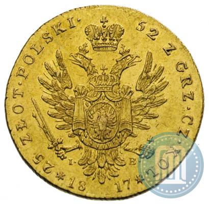 Picture 25 złotych 1817 year IB 