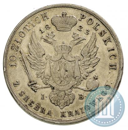 Picture 10 złotych 1823 year IB 