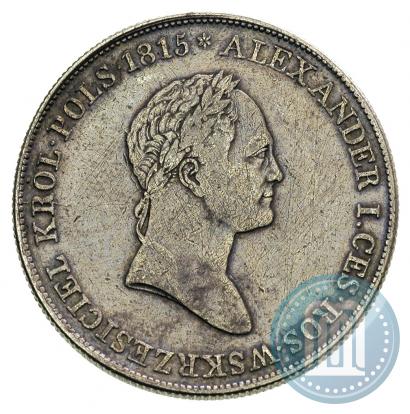 Picture 5 złotych 1830 year KG 