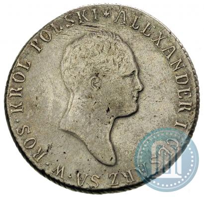 Фото 2 злотых 1818 года IB 