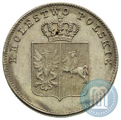 Picture 2 złote 1831 year KG "Polish uprising"