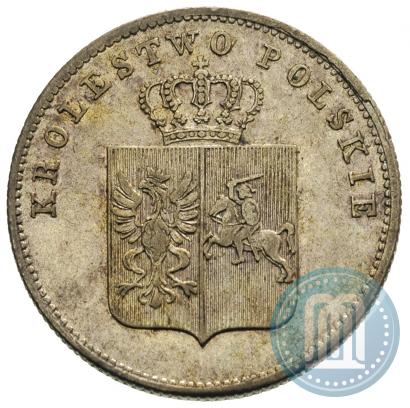 Picture 2 złote 1831 year KG "Polish uprising"