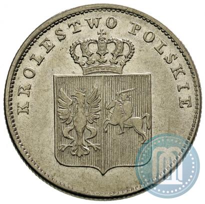 Picture 2 złote 1831 year KG "Polish uprising"
