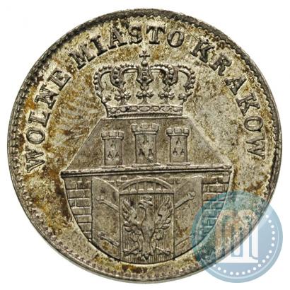 Picture 10 groszy 1835 year  "Free city of Kraków"