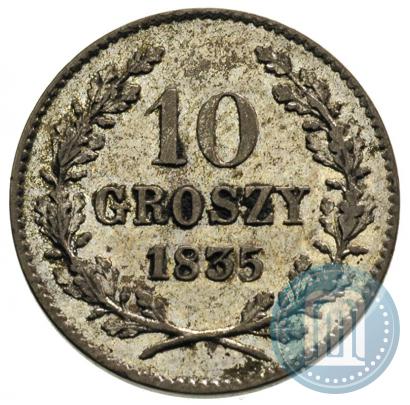 Picture 10 groszy 1835 year  "Free city of Kraków"