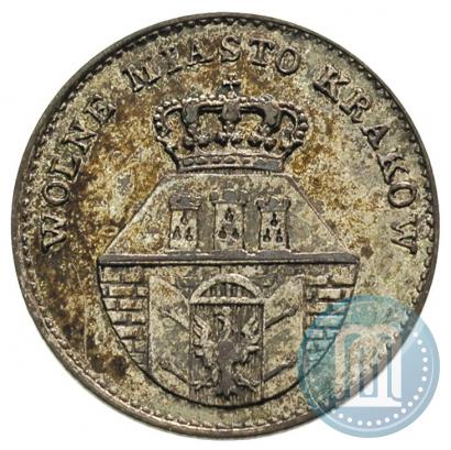 Picture 5 groszy 1835 year  "Free city of Kraków"