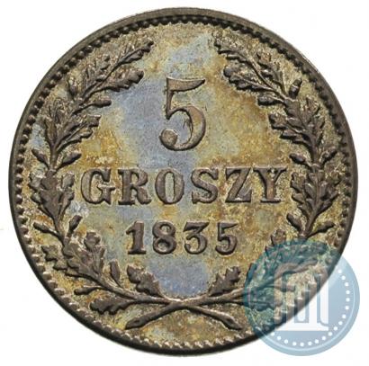 Picture 5 groszy 1835 year  "Free city of Kraków"