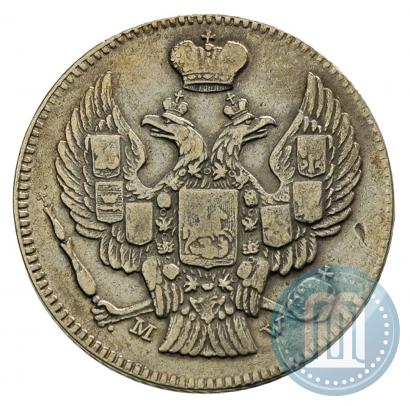 Picture 20 kopecks - 40 groszy 1842 year MW 