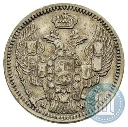 Picture 20 kopecks - 40 groszy 1850 year MW 