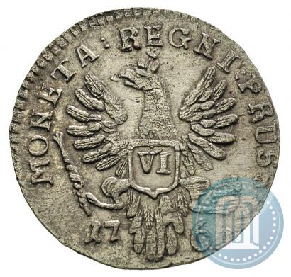 Picture 6 groszy 1761 year  