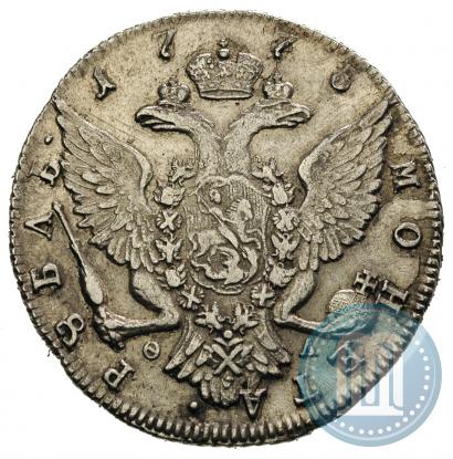 Picture 1 rouble 1775 year СПБ-ФЛ 