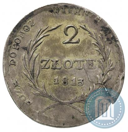 Picture 2 złote 1813 year  