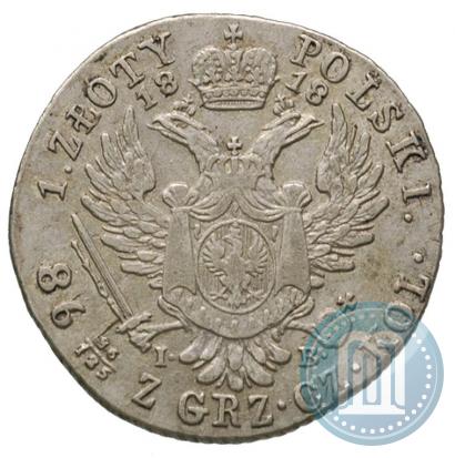 Picture 1 złoty 1818 year IB 
