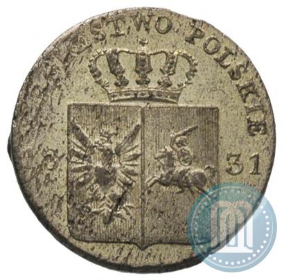 Фото 10 грошей 1831 года KG "Польское восстание"
