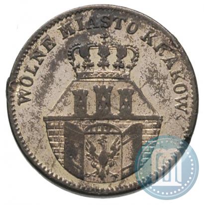 Фото 10 грошей 1835 года  "Свободный город Краков"
