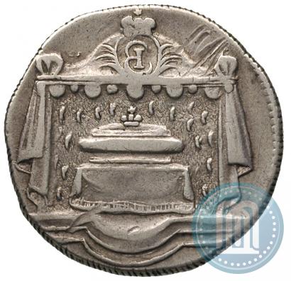 Picture Token Coin 1761 year  "On the death of Empress Elizabeth"