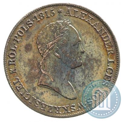 Фото 5 злотых 1829 года FH 