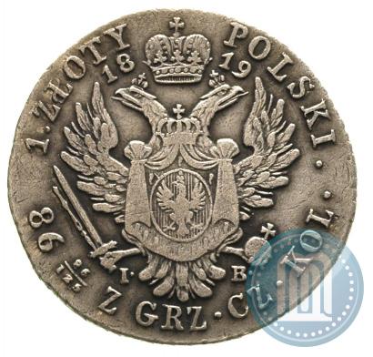 Picture 1 złoty 1819 year IB 