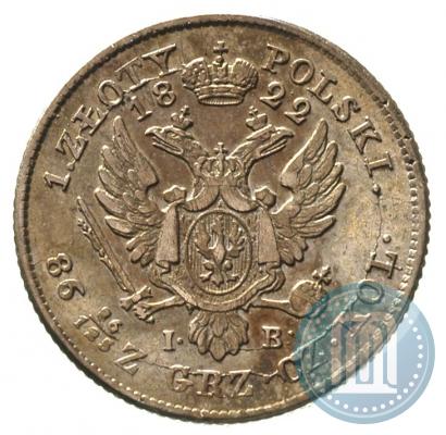 Picture 1 złoty 1822 year IB 