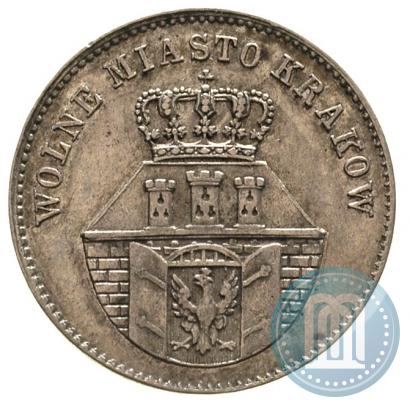 Picture 1 złoty 1835 year  "Free city of Kraków"