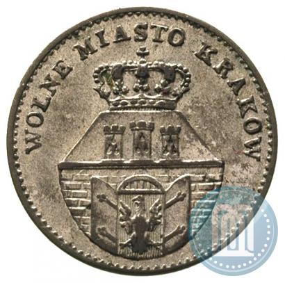Фото 5 грошей 1835 года  "Свободный город Краков"