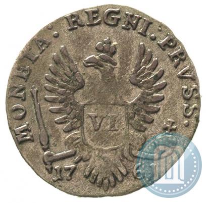Picture 6 groszy 1761 year  