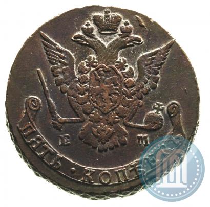Picture 5 kopecks 1776 year ЕМ 