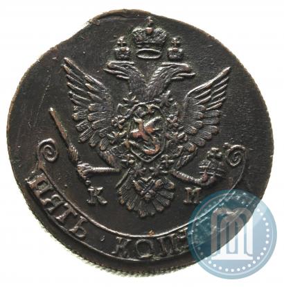 Picture 5 kopecks 1785 year КМ 