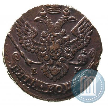 Picture 5 kopecks 1788 year ЕМ 