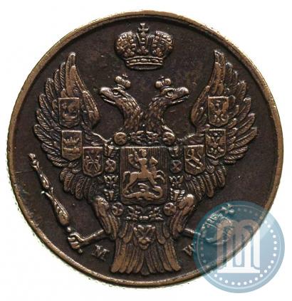 Picture 3 grosze 1837 year MW 