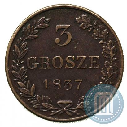 Picture 3 grosze 1837 year MW 