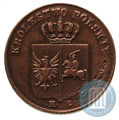 Picture 3 grosze 1831 year KG "Polish uprising"