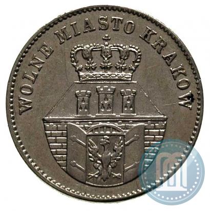 Picture 1 złoty 1835 year  "Free city of Kraków"