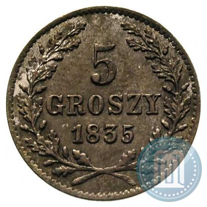 Picture 5 groszy 1835 year  "Free city of Kraków"