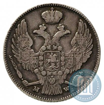Picture 30 kopecks - 2 złotych 1837 year MW 
