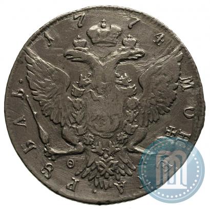 Picture 1 rouble 1774 year СПБ-ФЛ 