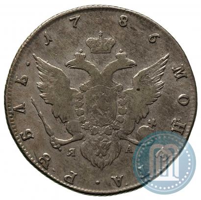 Picture 1 rouble 1786 year СПБ-ЯА 
